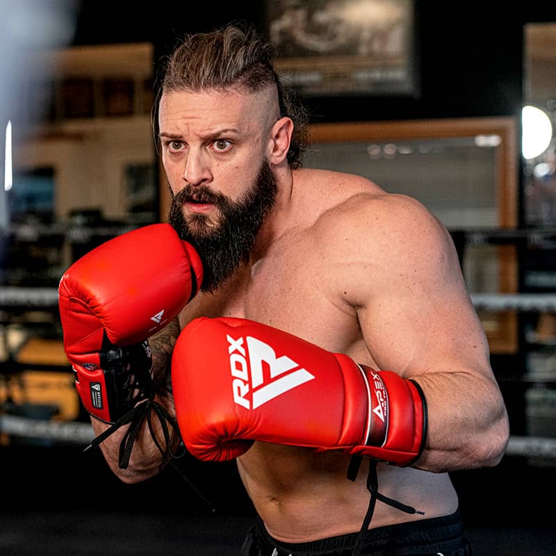 RDX Apex Guanti Da Boxe Da Allenamento/Sparring Con Lacci - Image 3