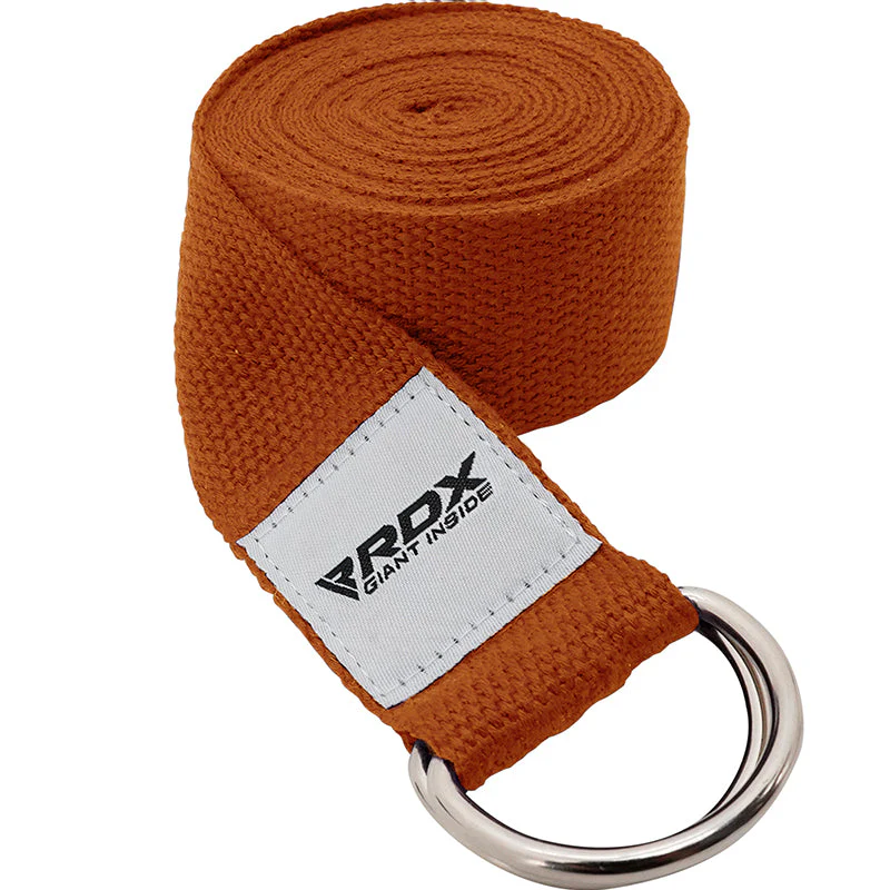 RDX P8 Antiscivolo Cotone Cinghie Yoga In Cotone Antiscivolo Con Fibbia Ad Anello A D In Acciaio Antiruggine - Image 10