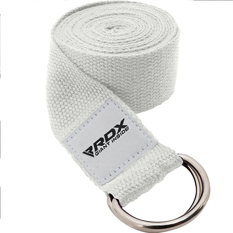 RDX P8 Antiscivolo Cotone Cinghie Yoga In Cotone Antiscivolo Con Fibbia Ad Anello A D In Acciaio Antiruggine - Image 3