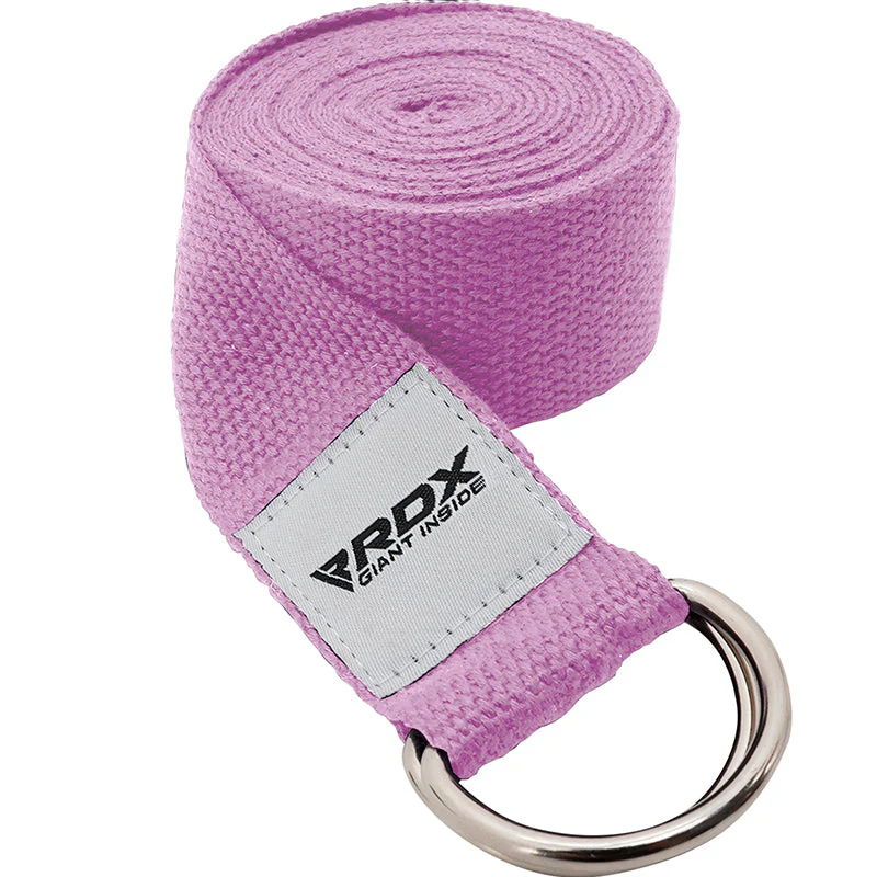 RDX P8 Antiscivolo Cotone Cinghie Yoga In Cotone Antiscivolo Con Fibbia Ad Anello A D In Acciaio Antiruggine - Image 6