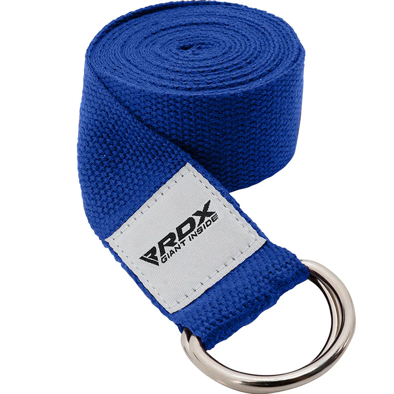 RDX P8 Antiscivolo Cotone Cinghie Yoga In Cotone Antiscivolo Con Fibbia Ad Anello A D In Acciaio Antiruggine - Image 7