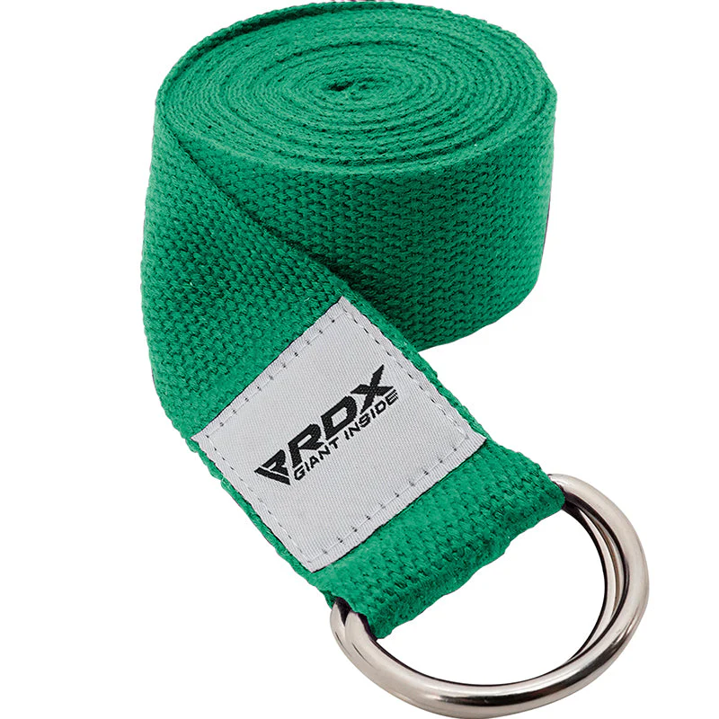 RDX P8 Antiscivolo Cotone Cinghie Yoga In Cotone Antiscivolo Con Fibbia Ad Anello A D In Acciaio Antiruggine - Image 8