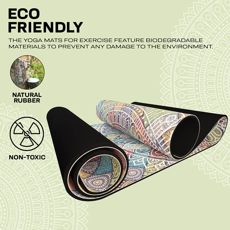 RDX D3 6mm PU Gomma Yoga Mat - Image 3