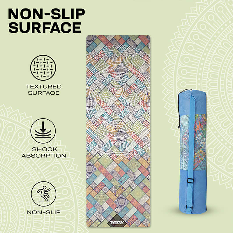 RDX D3 6mm PU Gomma Yoga Mat - Image 6