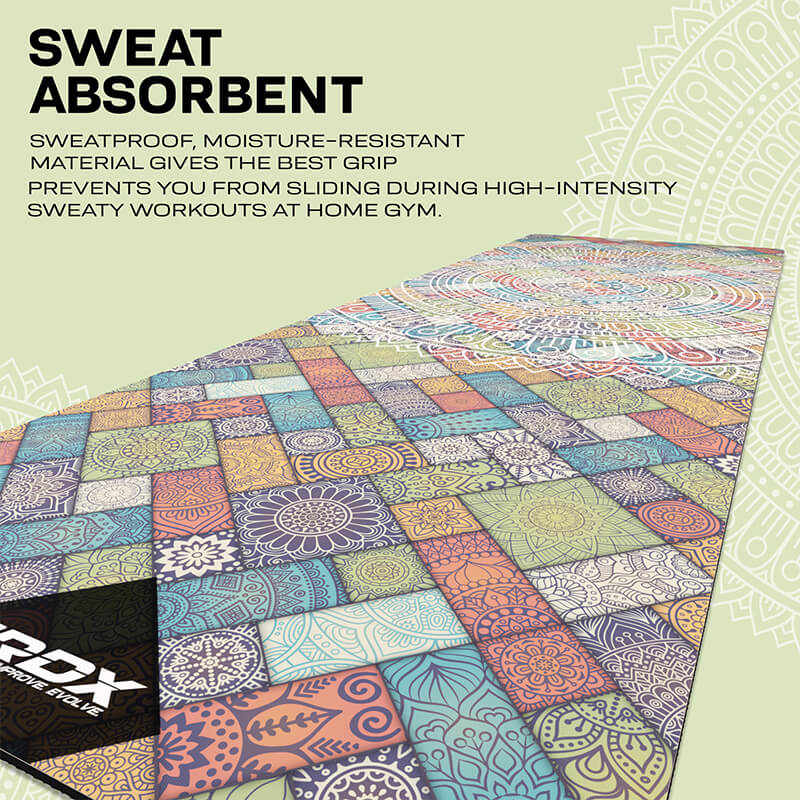 RDX D3 6mm PU Gomma Yoga Mat - Image 7