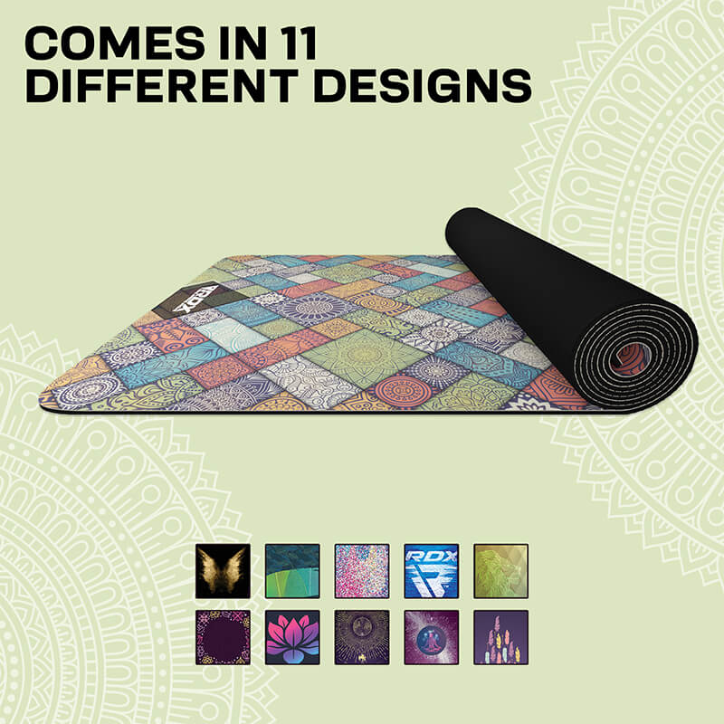 RDX D3 6mm PU Gomma Yoga Mat - Image 9