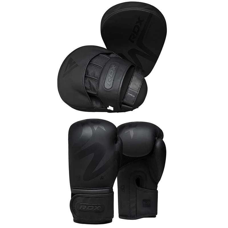 RDX F15 Noir Guanti da Boxe e Cuscinetti - Image 11