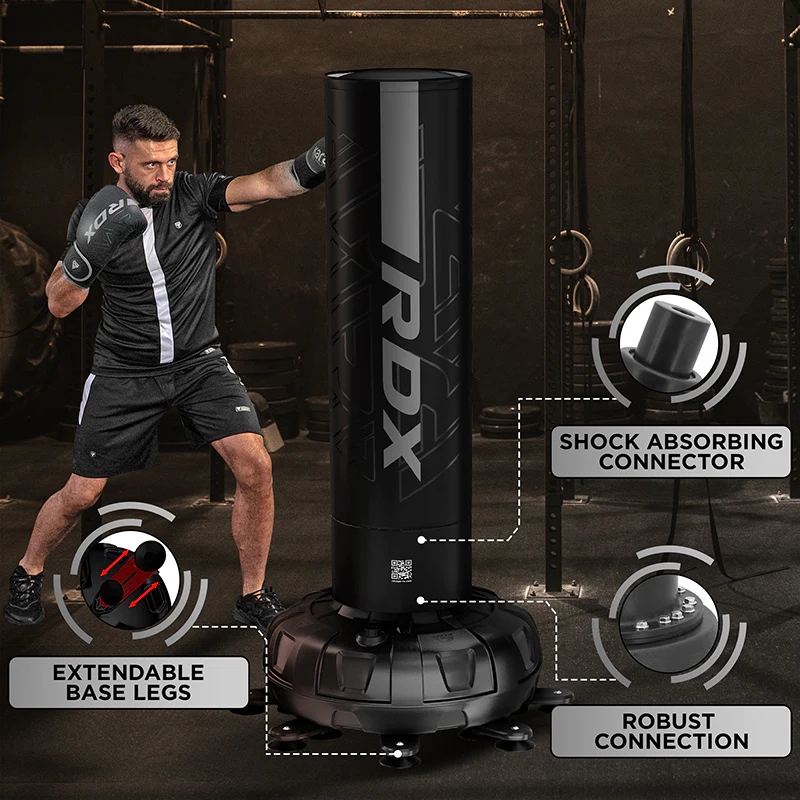 RDX F6 6FT KARA SACCO DA BOXE AUTOPORTANTE CON SET DI GUANTONI - Image 9