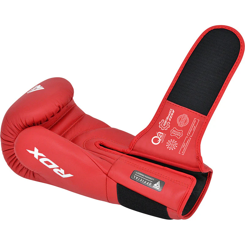 Guantoni da boxe RDX IBA per competizioni amatoriali Rosso - Image 4
