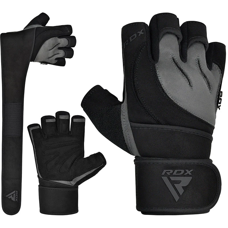 RDX L4 Guanti Da Palestra Con Dita Aperte Per Il Sollevamento Pesi   - Image 5