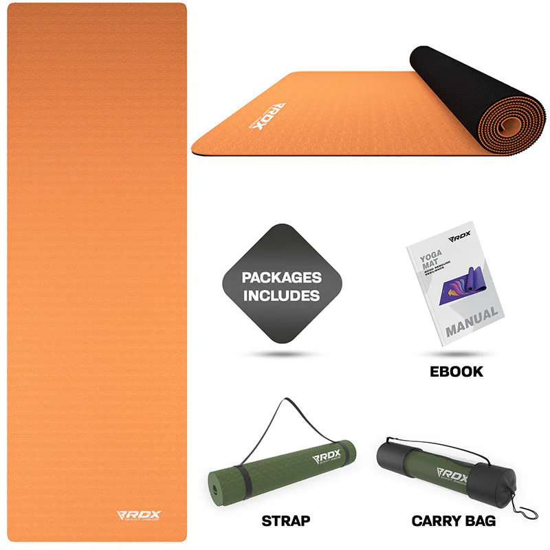 RDX MB 6mm TPE Gomma Yoga Mat - Image 2