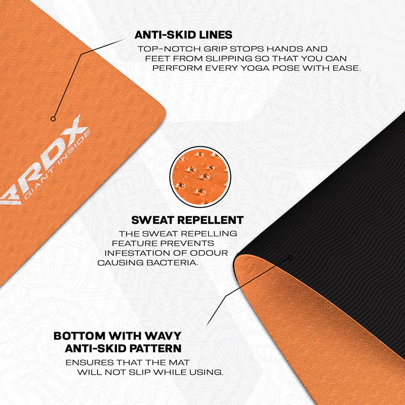 RDX MB 6mm TPE Gomma Yoga Mat - Image 6