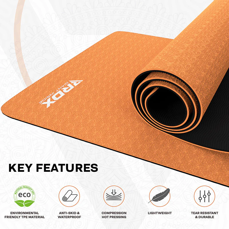 RDX MB 6mm TPE Gomma Yoga Mat - Image 7