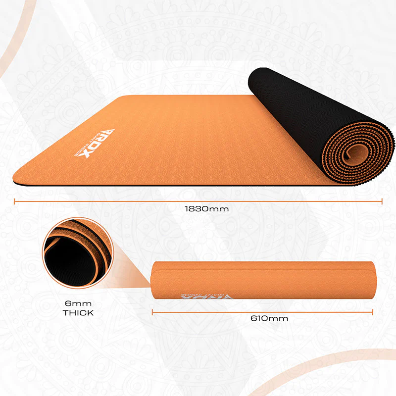 RDX MB 6mm TPE Gomma Yoga Mat - Image 8