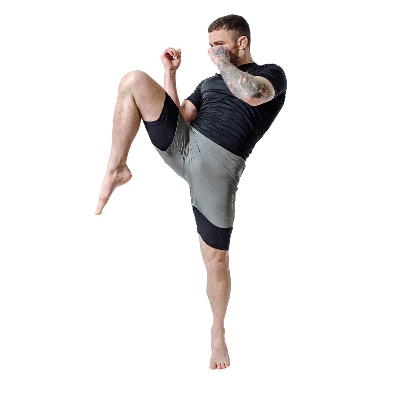 T16 Pantaloncini da MMA a compressione 2 in 1  - Image 15