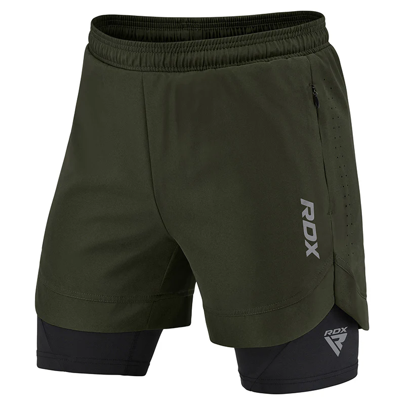 T16 Pantaloncini da MMA a compressione 2 in 1  - Image 33