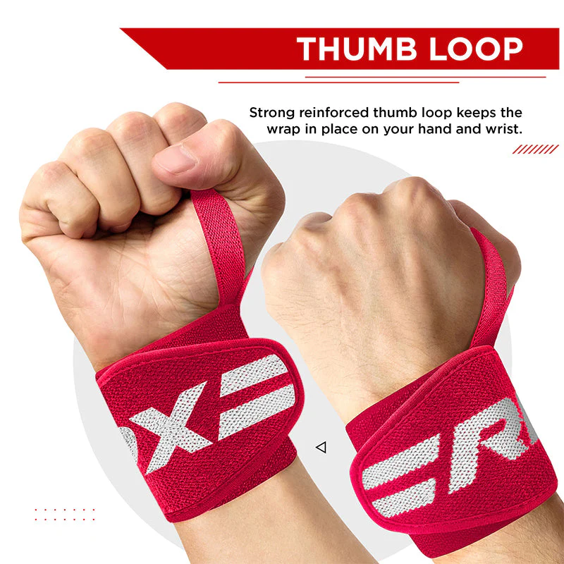 RDX W2 Fascia da polso per Powerlifting Rosa per donna - Image 6